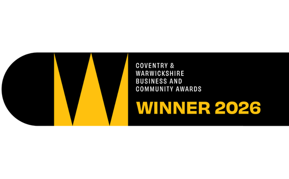Coventry and Warwickshire Business Awards 2026 winner's badge
